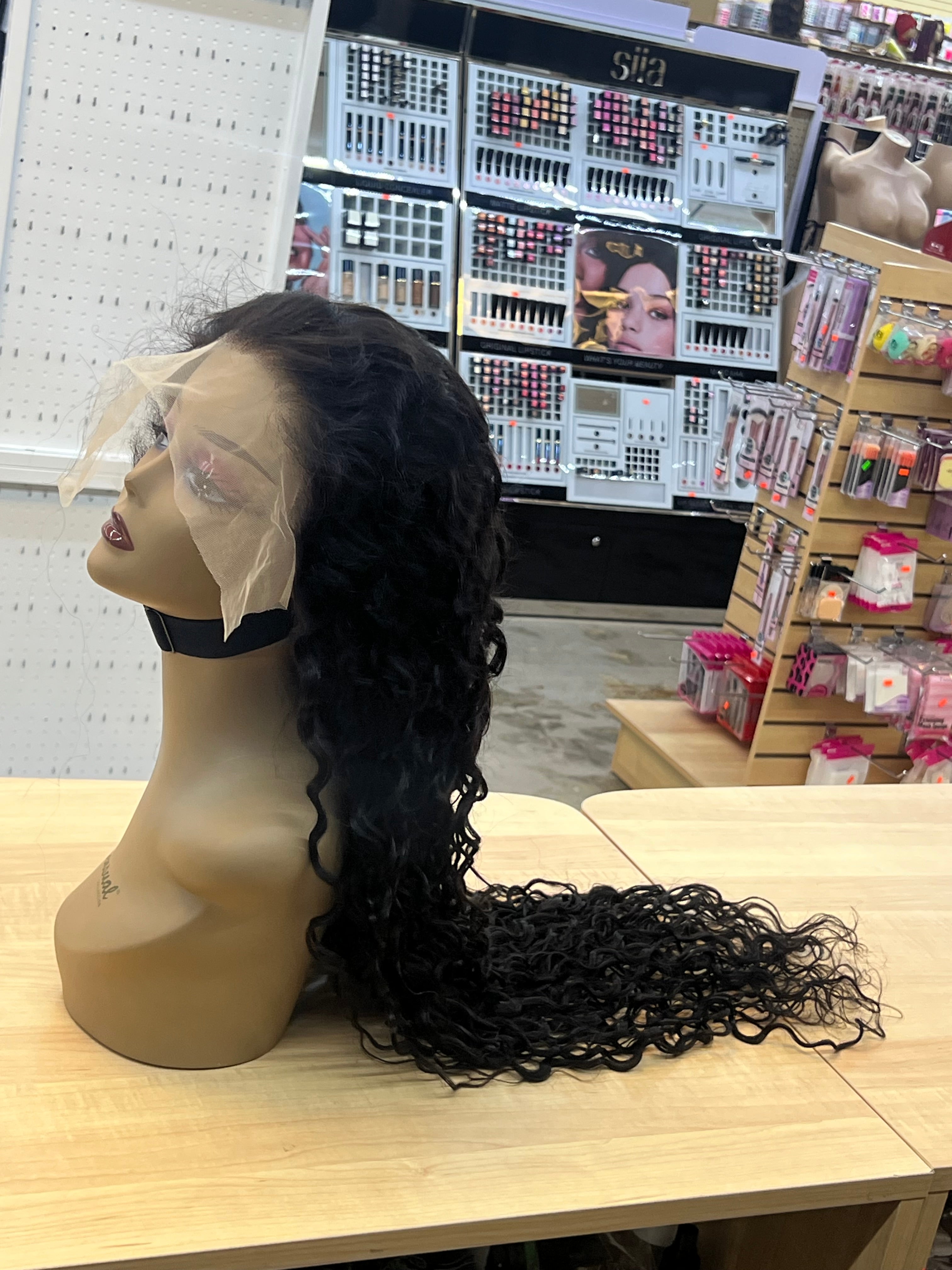 100% human hair wigs 40”inch water wave