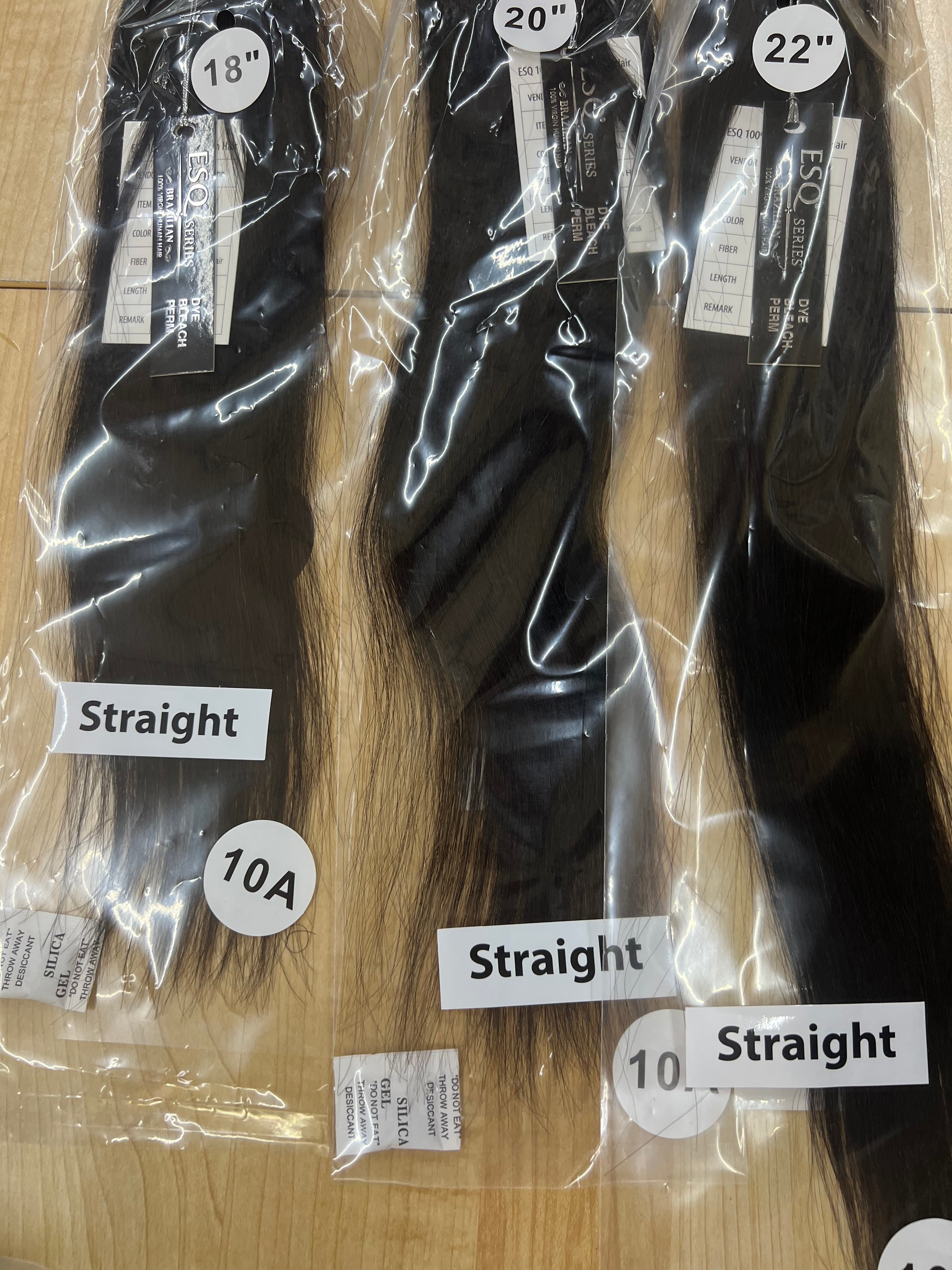 100% human hair 18”20”22”