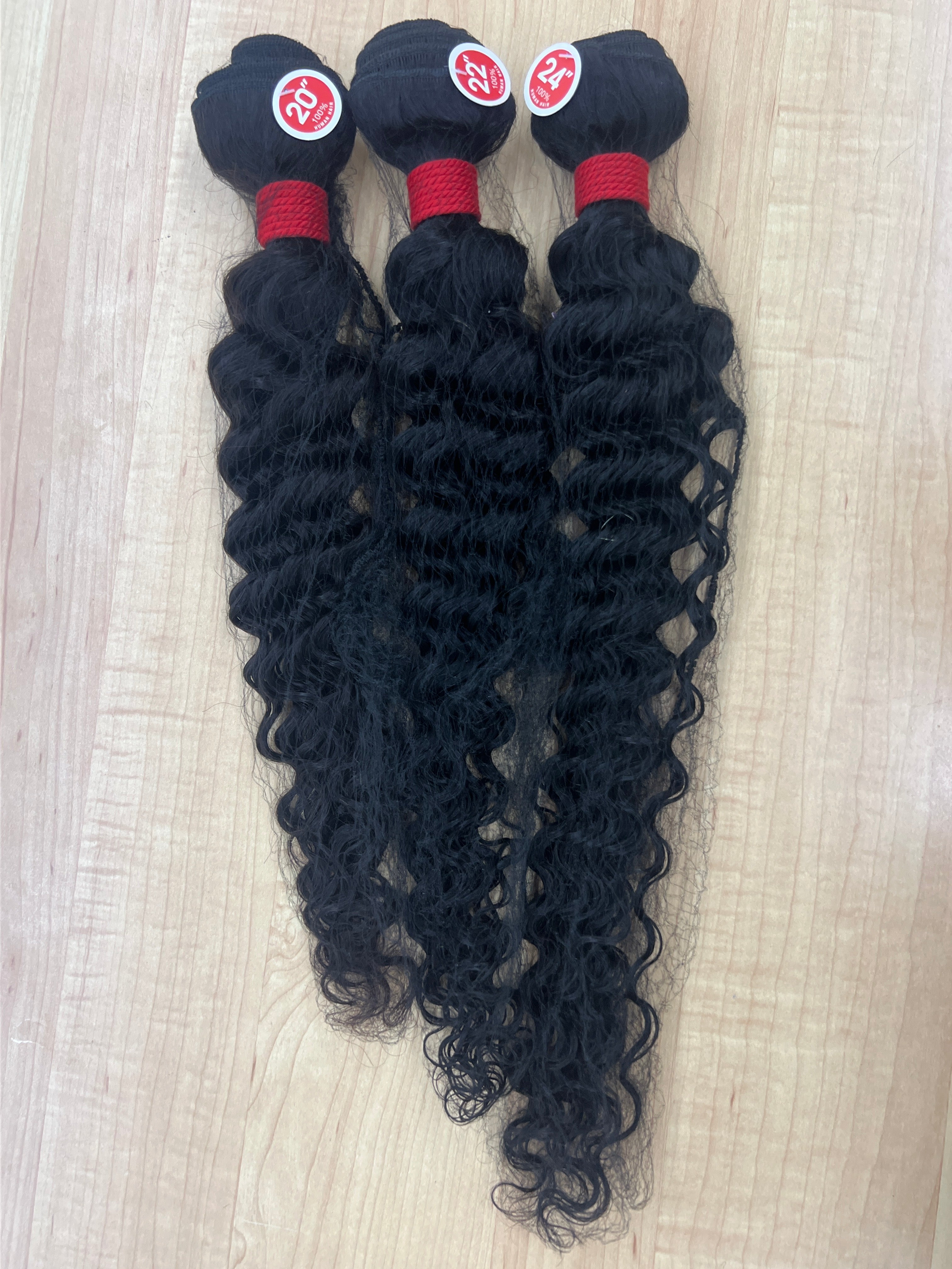 RED TAG 100% HUMAN HAIR STRAIGHT BODY WAVE DEEP WAVE