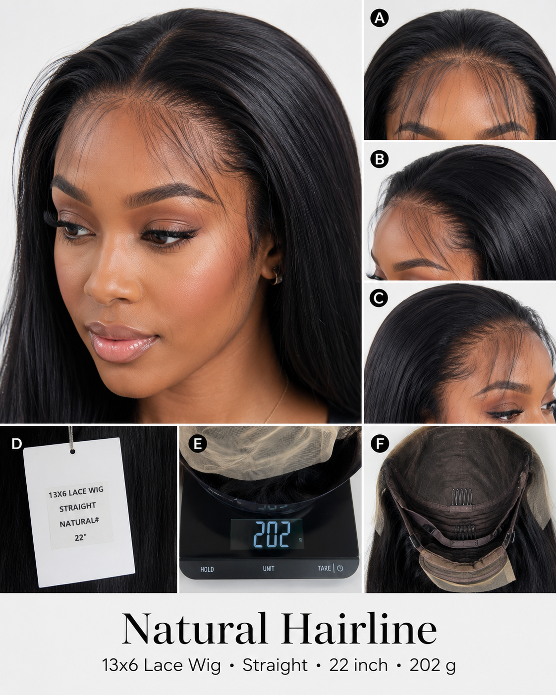 100% human hair wigs 13x6 straight body wave deep wave