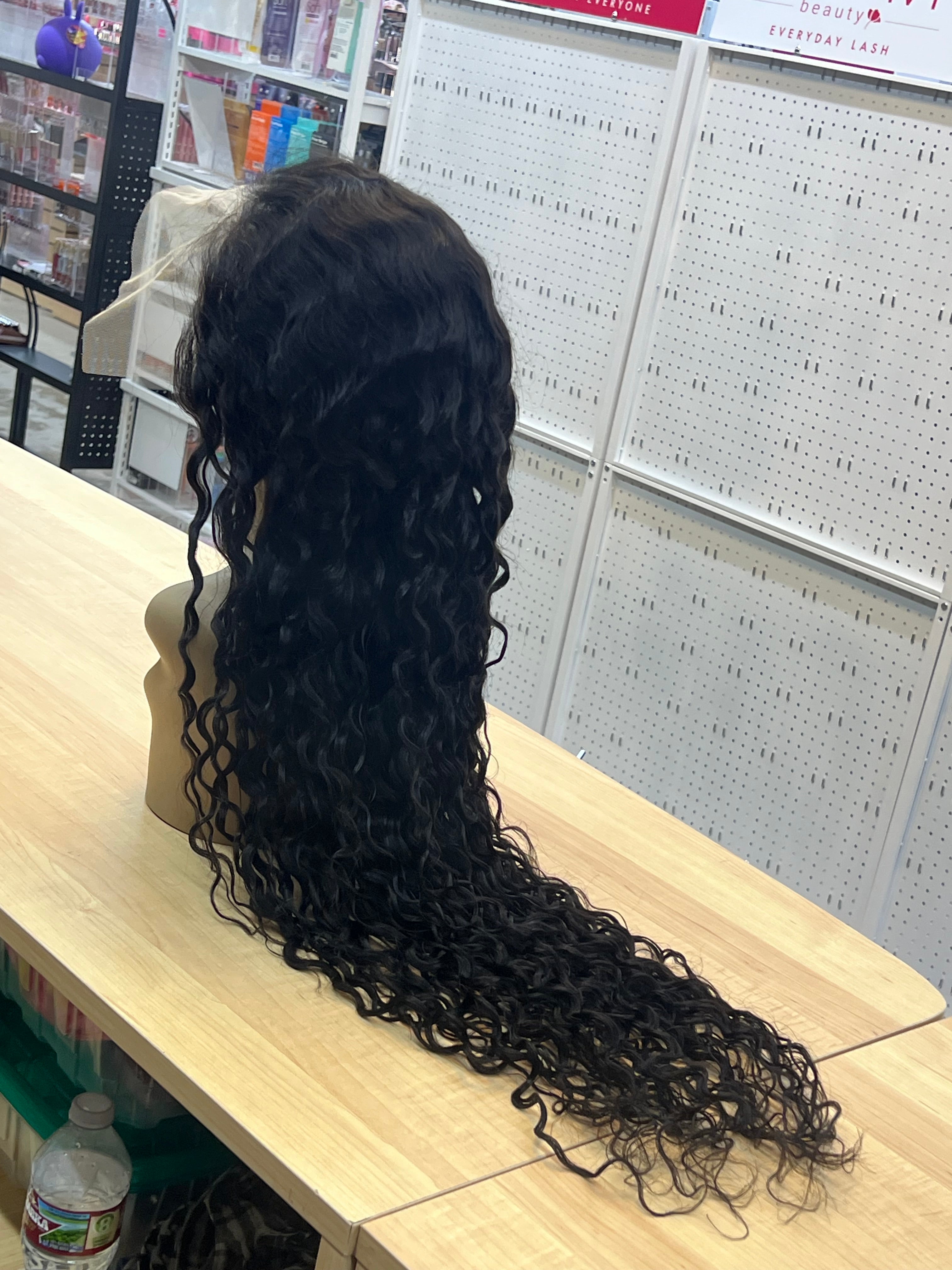 100% human hair wigs 40”inch water wave
