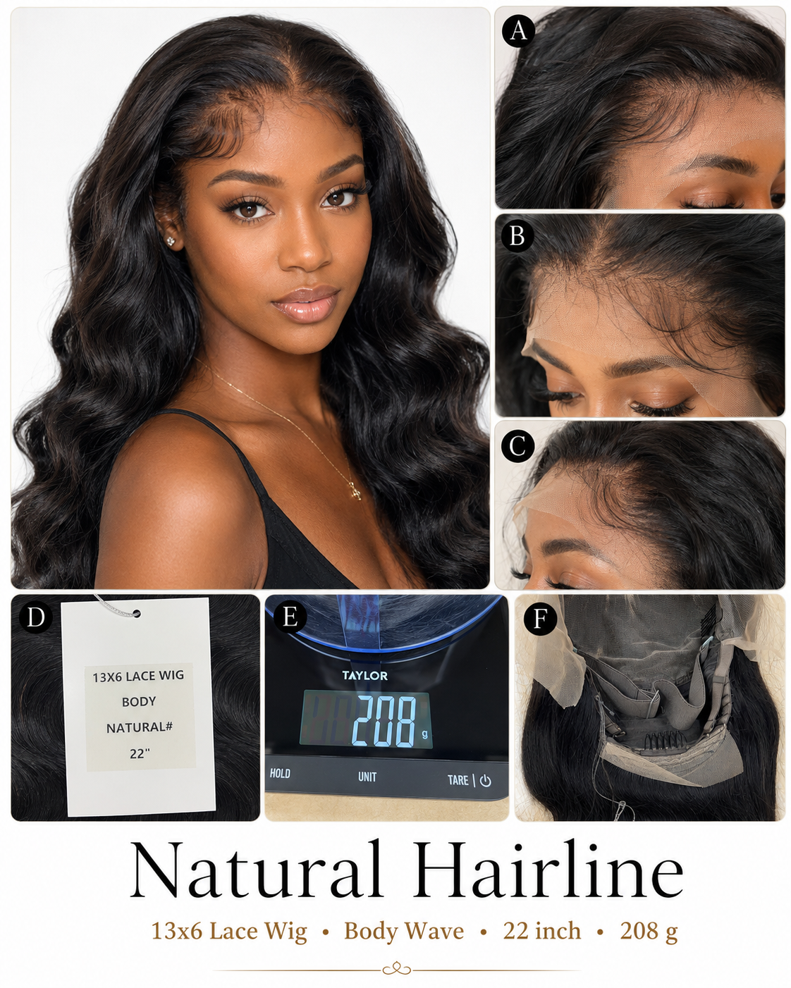 100% human hair wigs 13x6 straight body wave deep wave