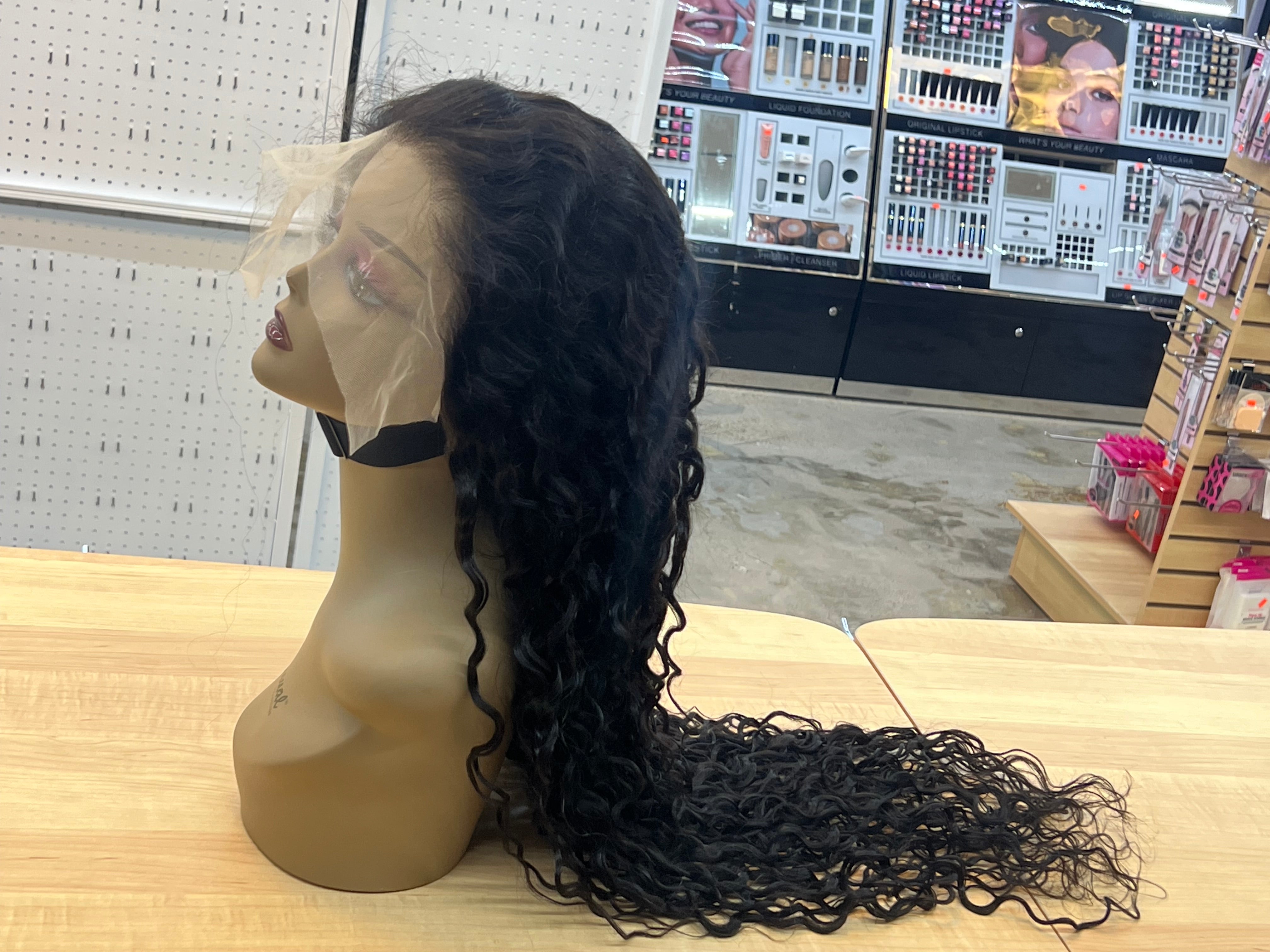 100% human hair wigs 40”inch water wave