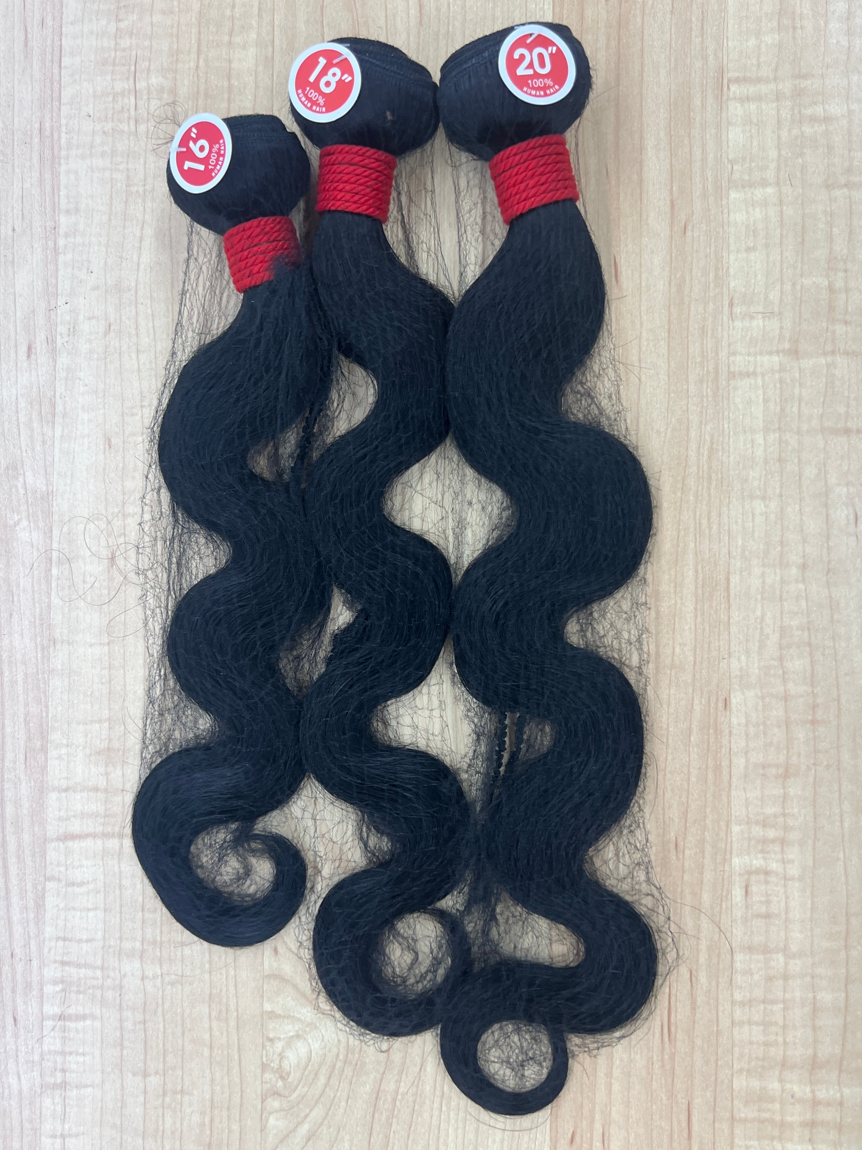 RED TAG 100% HUMAN HAIR STRAIGHT BODY WAVE DEEP WAVE