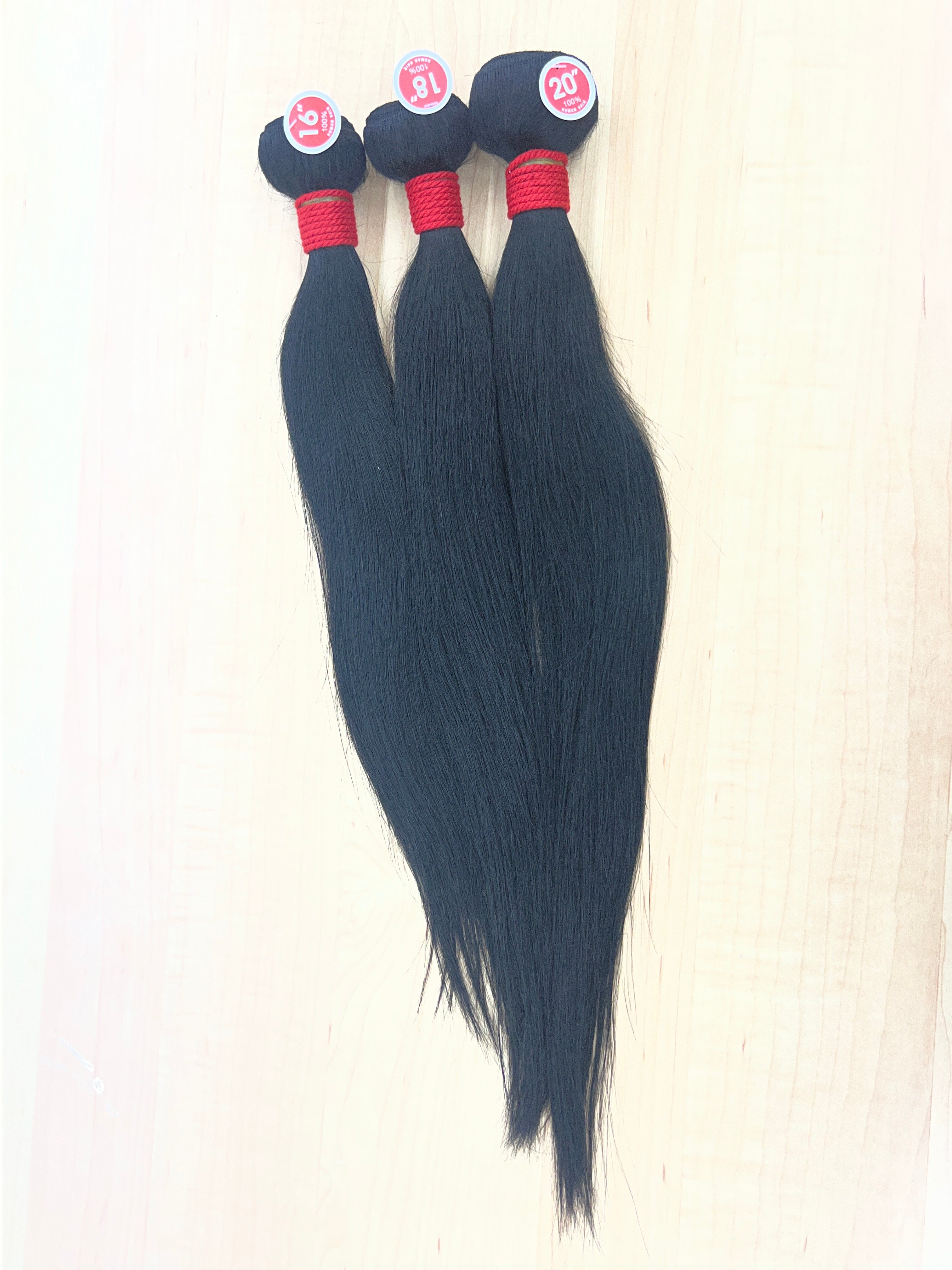 RED TAG 100% HUMAN HAIR STRAIGHT BODY WAVE DEEP WAVE