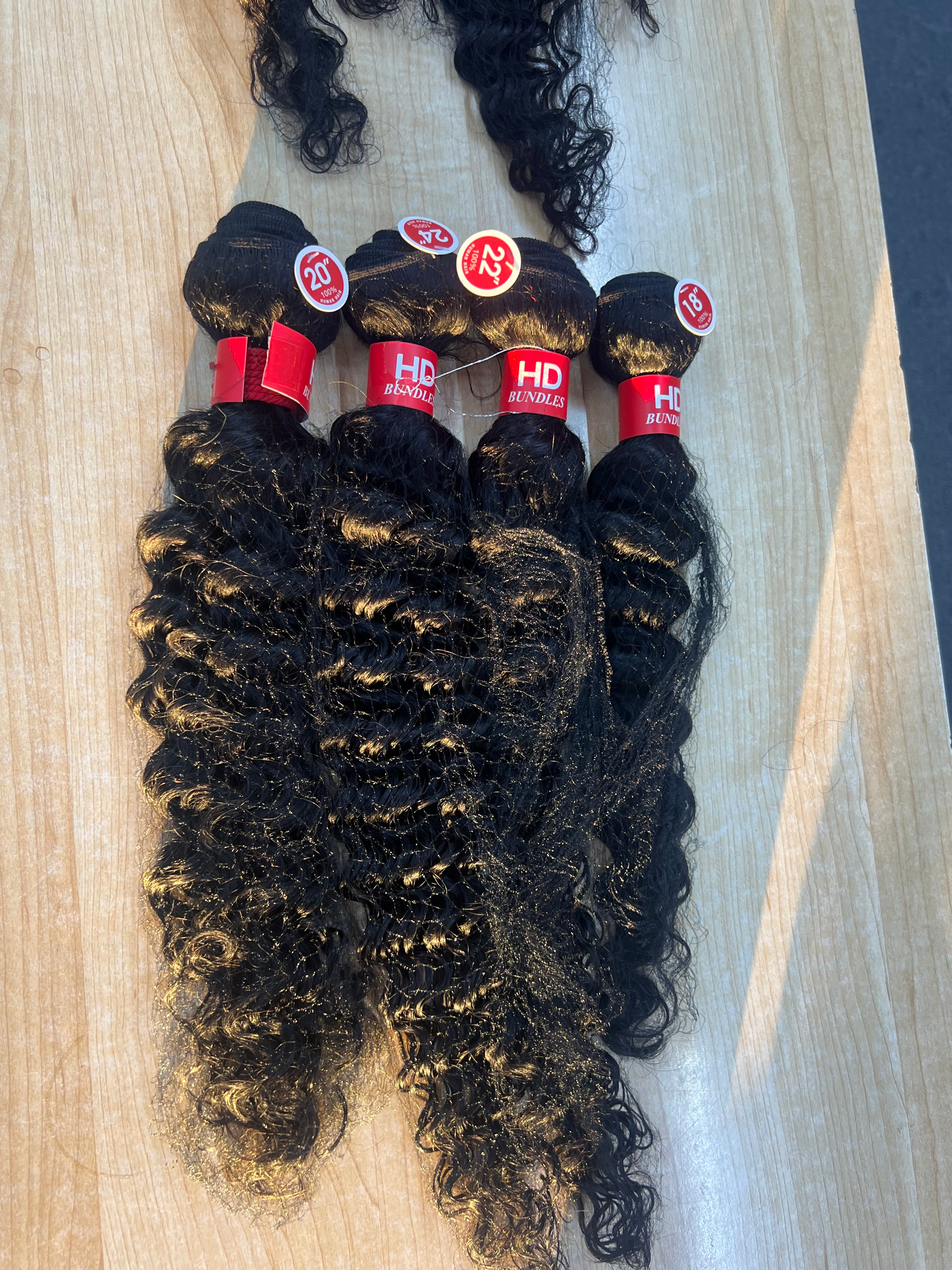 4 bundle deals 18”20”22”24” deep wave