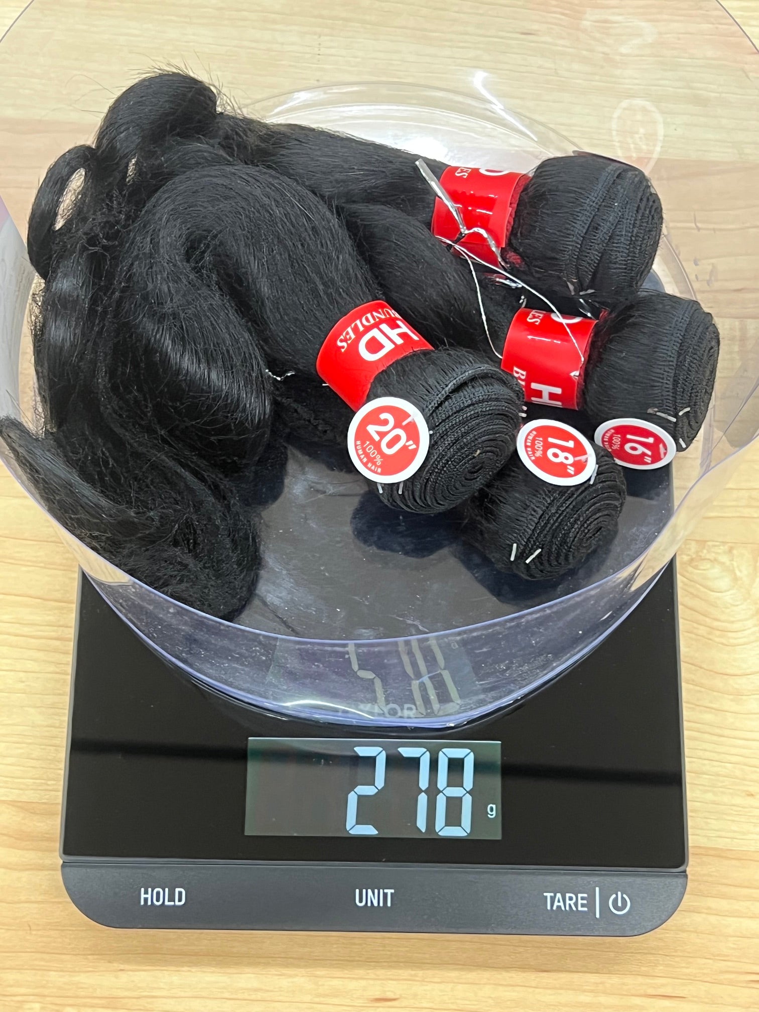 red tag 4 bundle deal 100% human hair natural black
