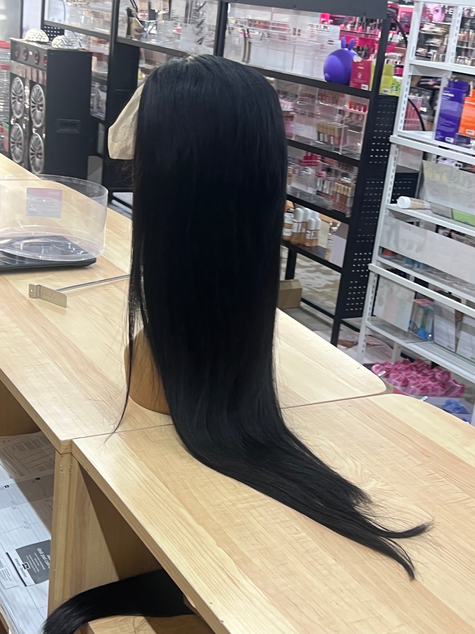 13x6 100%human hair wig 32"inch