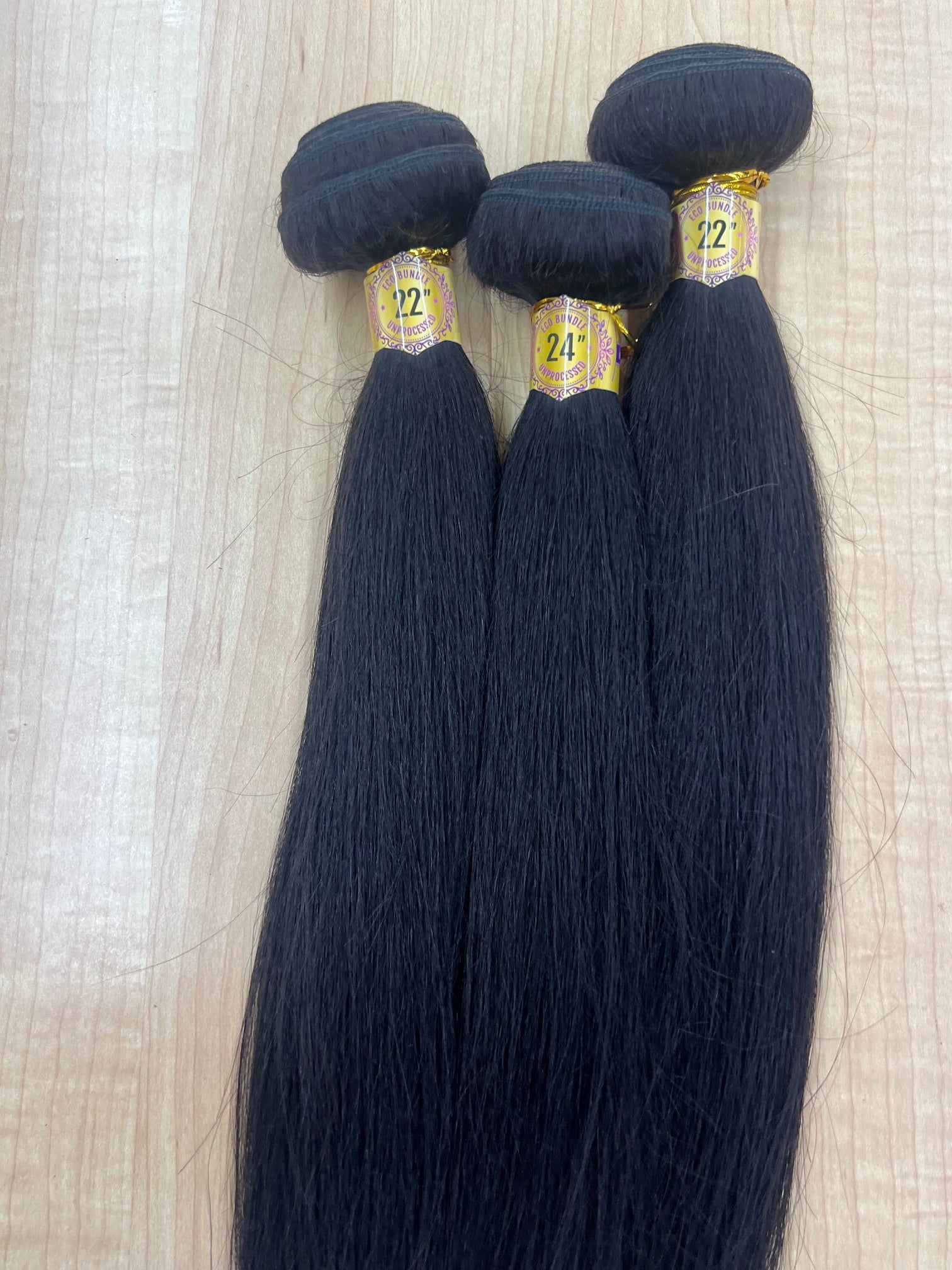 3 bundle deal 22"22"24" 100%human hair